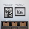image:imageMikasa 13x16x15 Inch Wood Gallery Portrait Frame Displays one 12x14 Photo Without Mat or 8x10 Photo With Mat GoldBlack
