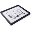 image:imageMikasa 13x16x15 Inch Wood Gallery Portrait Frame Displays one 12x14 Photo Without Mat or 8x10 Photo With Mat GoldBlack