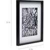 image:imageMikasa 13x16x15 Inch Wood Gallery Portrait Frame Displays one 12x14 Photo Without Mat or 8x10 Photo With Mat GoldBlack