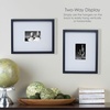 image:imageMikasa 13x16x15 Inch Wood Gallery Portrait Frame Displays one 12x14 Photo Without Mat or 8x10 Photo With Mat GoldBlack