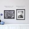 image:imageMikasa 13x16x15 Inch Wood Gallery Portrait Frame Displays one 12x14 Photo Without Mat or 8x10 Photo With Mat GoldBlack