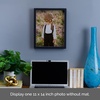 image:imageMikasa 13x16x15 Inch Wood Gallery Portrait Frame Displays one 12x14 Photo Without Mat or 8x10 Photo With Mat GoldBlack