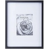image:imageMikasa 13x16x15 Inch Wood Gallery Portrait Frame Displays one 12x14 Photo Without Mat or 8x10 Photo With Mat GoldBlack