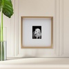 image:imageMikasa 13x16x15 Inch Wood Gallery Portrait Frame Displays one 12x14 Photo Without Mat or 8x10 Photo With Mat GoldChampagne