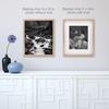image:imageMikasa 13x16x15 Inch Wood Gallery Portrait Frame Displays one 12x14 Photo Without Mat or 8x10 Photo With Mat GoldChampagne
