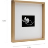 image:imageMikasa 13x16x15 Inch Wood Gallery Portrait Frame Displays one 12x14 Photo Without Mat or 8x10 Photo With Mat GoldChampagne