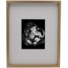 image:imageMikasa 13x16x15 Inch Wood Gallery Portrait Frame Displays one 12x14 Photo Without Mat or 8x10 Photo With Mat GoldChampagne