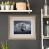 image:imageMikasa 13x16x15 Inch Wood Gallery Portrait Frame Displays one 12x14 Photo Without Mat or 8x10 Photo With Mat GoldChampagne