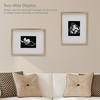 image:imageMikasa 13x16x15 Inch Wood Gallery Portrait Frame Displays one 12x14 Photo Without Mat or 8x10 Photo With Mat GoldChampagne