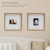image:imageMikasa 13x16x15 Inch Wood Gallery Portrait Frame Displays one 12x14 Photo Without Mat or 8x10 Photo With Mat GoldChampagne