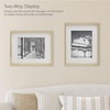 image:imageMikasa 13x16x15 Inch Wood Gallery Portrait Frame Displays one 12x14 Photo Without Mat or 8x10 Photo With Mat GoldGold