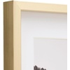 image:imageMikasa 13x16x15 Inch Wood Gallery Portrait Frame Displays one 12x14 Photo Without Mat or 8x10 Photo With Mat GoldGold