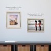 image:imageMikasa 13x16x15 Inch Wood Gallery Portrait Frame Displays one 12x14 Photo Without Mat or 8x10 Photo With Mat GoldGold