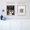 image:imageMikasa 13x16x15 Inch Wood Gallery Portrait Frame Displays one 12x14 Photo Without Mat or 8x10 Photo With Mat GoldGold