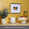 image:imageMikasa 13x16x15 Inch Wood Gallery Portrait Frame Displays one 12x14 Photo Without Mat or 8x10 Photo With Mat GoldGold