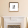 image:imageMikasa 13x16x15 Inch Wood Gallery Portrait Frame Displays one 12x14 Photo Without Mat or 8x10 Photo With Mat GoldGold