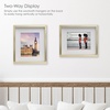 image:imageMikasa 13x16x15 Inch Wood Gallery Portrait Frame Displays one 12x14 Photo Without Mat or 8x10 Photo With Mat GoldGold