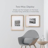 image:imageMikasa 13x16x15 Inch Wood Gallery Portrait Frame Displays one 12x14 Photo Without Mat or 8x10 Photo With Mat GoldGold
