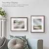 image:imageMikasa 13x16x15 Inch Wood Gallery Portrait Frame Displays one 12x14 Photo Without Mat or 8x10 Photo With Mat GoldGray