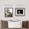 image:imageMikasa 13x16x15 Inch Wood Gallery Portrait Frame Displays one 12x14 Photo Without Mat or 8x10 Photo With Mat GoldGray