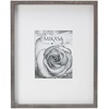 image:imageMikasa 13x16x15 Inch Wood Gallery Portrait Frame Displays one 12x14 Photo Without Mat or 8x10 Photo With Mat GoldGray