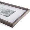 image:imageMikasa 13x16x15 Inch Wood Gallery Portrait Frame Displays one 12x14 Photo Without Mat or 8x10 Photo With Mat GoldGray