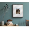 image:imageMikasa 13x16x15 Inch Wood Gallery Portrait Frame Displays one 12x14 Photo Without Mat or 8x10 Photo With Mat GoldGray