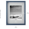 image:imageMikasa 13x16x15 Inch Wood Gallery Portrait Frame Displays one 12x14 Photo Without Mat or 8x10 Photo With Mat GoldNavy