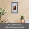 image:imageMikasa 13x16x15 Inch Wood Gallery Portrait Frame Displays one 12x14 Photo Without Mat or 8x10 Photo With Mat GoldNavy