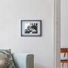 image:imageMikasa 13x16x15 Inch Wood Gallery Portrait Frame Displays one 12x14 Photo Without Mat or 8x10 Photo With Mat GoldNavy