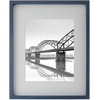 image:imageMikasa 13x16x15 Inch Wood Gallery Portrait Frame Displays one 12x14 Photo Without Mat or 8x10 Photo With Mat GoldNavy