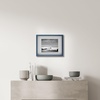 image:imageMikasa 13x16x15 Inch Wood Gallery Portrait Frame Displays one 12x14 Photo Without Mat or 8x10 Photo With Mat GoldNavy