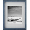 image:imageMikasa 13x16x15 Inch Wood Gallery Portrait Frame Displays one 12x14 Photo Without Mat or 8x10 Photo With Mat GoldNavy
