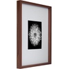 image:imageMikasa 13x16x15 Inch Wood Gallery Portrait Frame Displays one 12x14 Photo Without Mat or 8x10 Photo With Mat GoldWalnut