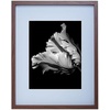 image:imageMikasa 13x16x15 Inch Wood Gallery Portrait Frame Displays one 12x14 Photo Without Mat or 8x10 Photo With Mat GoldWalnut