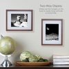 image:imageMikasa 13x16x15 Inch Wood Gallery Portrait Frame Displays one 12x14 Photo Without Mat or 8x10 Photo With Mat GoldWalnut