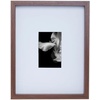 image:imageMikasa 13x16x15 Inch Wood Gallery Portrait Frame Displays one 12x14 Photo Without Mat or 8x10 Photo With Mat GoldWalnut