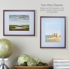 image:imageMikasa 13x16x15 Inch Wood Gallery Portrait Frame Displays one 12x14 Photo Without Mat or 8x10 Photo With Mat GoldWalnut