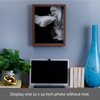 image:imageMikasa 13x16x15 Inch Wood Gallery Portrait Frame Displays one 12x14 Photo Without Mat or 8x10 Photo With Mat GoldWalnut