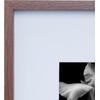 image:imageMikasa 13x16x15 Inch Wood Gallery Portrait Frame Displays one 12x14 Photo Without Mat or 8x10 Photo With Mat GoldWalnut