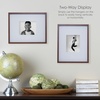 image:imageMikasa 13x16x15 Inch Wood Gallery Portrait Frame Displays one 12x14 Photo Without Mat or 8x10 Photo With Mat GoldWalnut