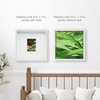 image:imageMikasa 13x16x15 Inch Wood Gallery Portrait Frame Displays one 12x14 Photo Without Mat or 8x10 Photo With Mat GoldWhite