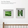 image:imageMikasa 13x16x15 Inch Wood Gallery Portrait Frame Displays one 12x14 Photo Without Mat or 8x10 Photo With Mat GoldWhite