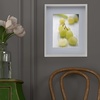 image:imageMikasa 13x16x15 Inch Wood Gallery Portrait Frame Displays one 12x14 Photo Without Mat or 8x10 Photo With Mat GoldWhite