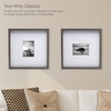 image:imageMikasa 16x16 in Gallery Frame 15x15 in Photo without Mat 5x7 in Photo with Mat 2 mm Beveled Mat Vertical or Horizontal Display Gray