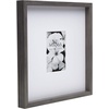 image:imageMikasa 16x16 in Gallery Frame 15x15 in Photo without Mat 5x7 in Photo with Mat 2 mm Beveled Mat Vertical or Horizontal Display Gray