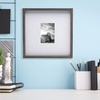 image:imageMikasa 16x16 in Gallery Frame 15x15 in Photo without Mat 5x7 in Photo with Mat 2 mm Beveled Mat Vertical or Horizontal Display Gray
