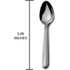 image:imageMikasa 5148175 Italian Countryside Stainless Steel Spreader Set of 4Demitasse Spoon