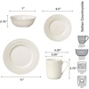 image:imageMikasa 5223385 Italian Countryside 40Piece Dinnerware Set Service for 8Brown Box