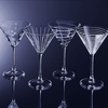 image:imageMikasa Cheers 10Ounce Martini Glasses Fun Etched Designs Durable Clear Glass Cocktail Glassware Set of 4 Perfect for Entertaining and Gifting